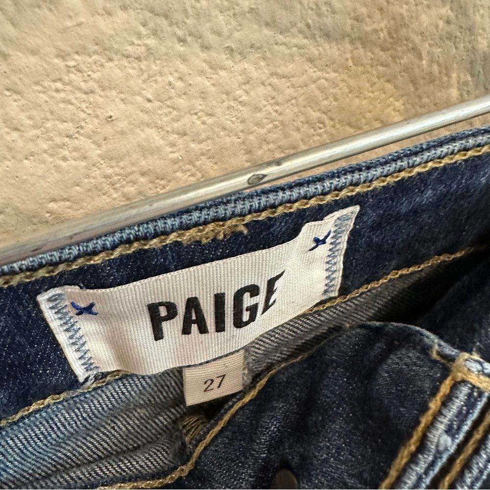 Paige | 27 | denim frayed jean shorts - Picture 6 of 6